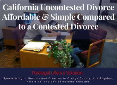 California Uncontested Divorce Orange County