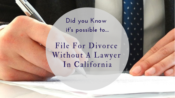 Is It Possible To File For Divorce Without A Lawyer In ...